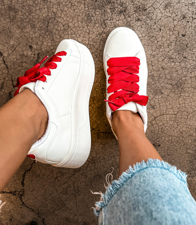 Reno Red Heart Sneakers