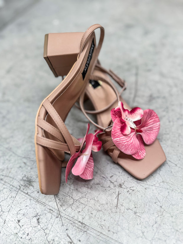Camila Heels Orquídea Rosa