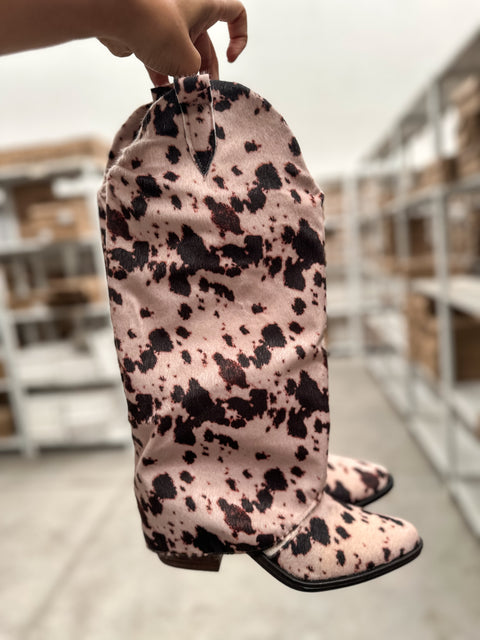 Long Hood Cow Boots