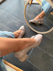 Abba mini Tacón Nude