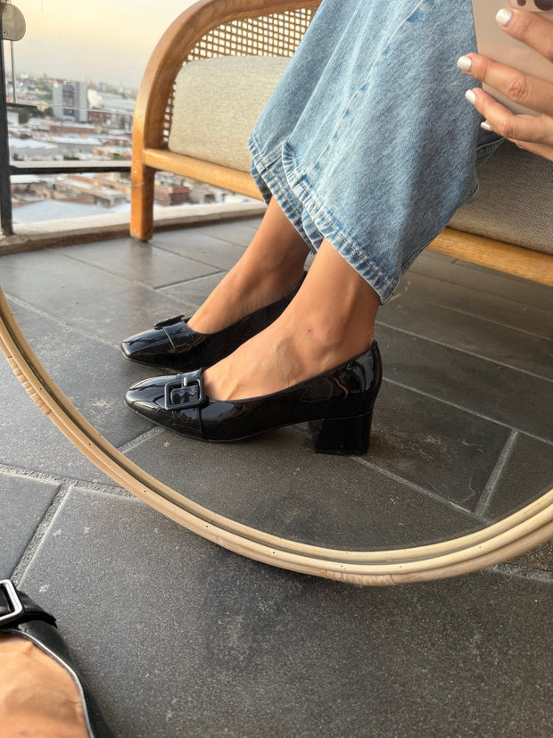 Abba mini Tacón Black