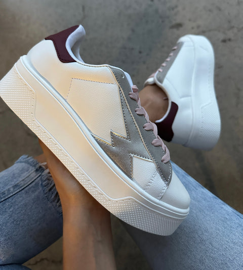 Reno Thunder Silver Grey Sneakers