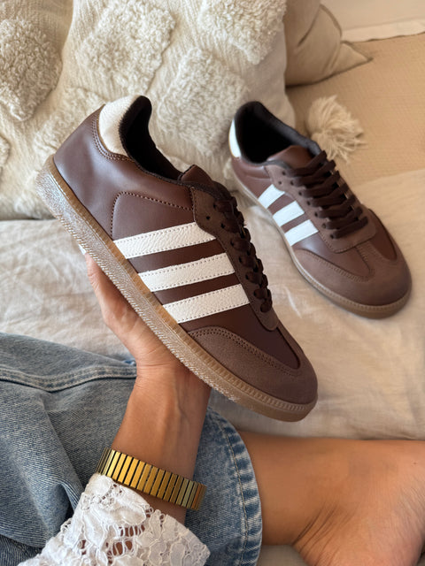 Sporty Brown Sneakers