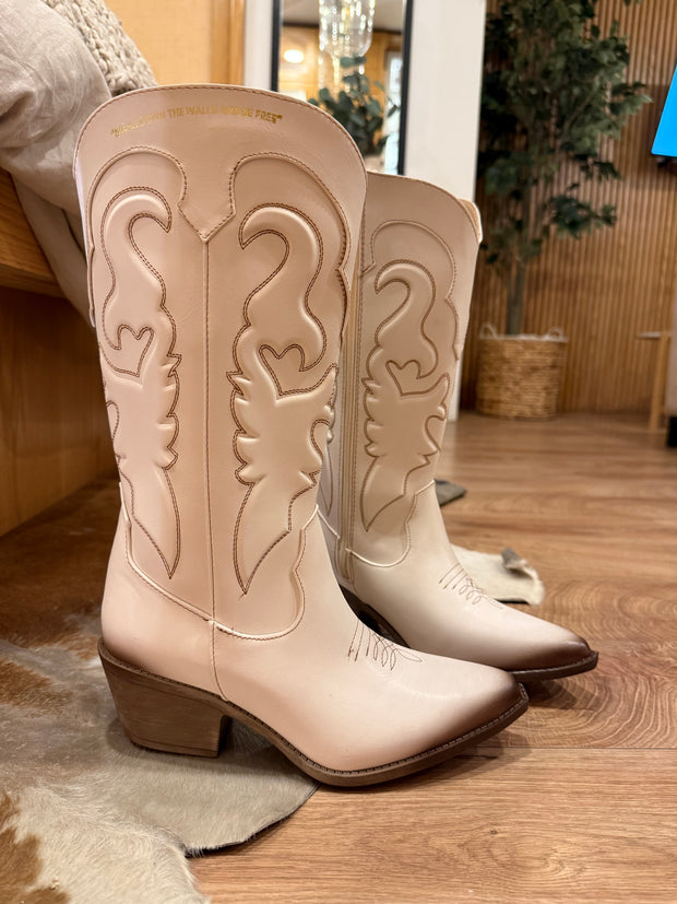 Freedom Ivory Boots