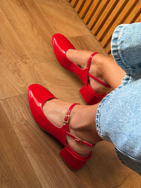 Laurent Tacón mini Rojo