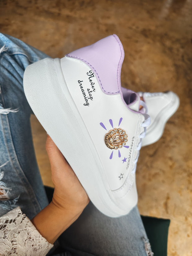 Crown Empowered Purple Sneakers