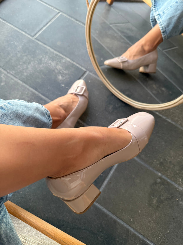 Abba mini Tacón Nude