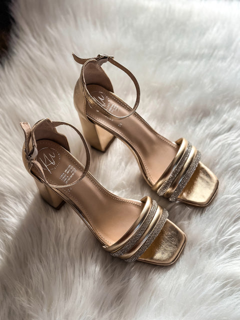 Ivy Gold Heels