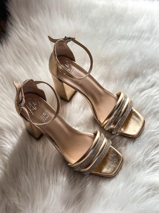 Ivy Gold Heels