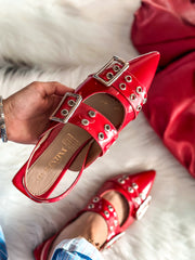 Rocket Iron Red Flats