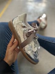 Zebra Charming Silver Sneakers