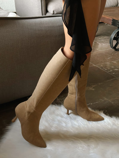 Camelia Swede Camel Boots