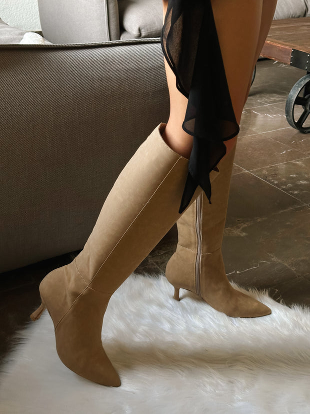 Camelia Swede Camel Boots