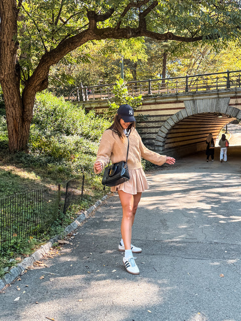 Franjas Azules tipo piel Sneakers Sporty