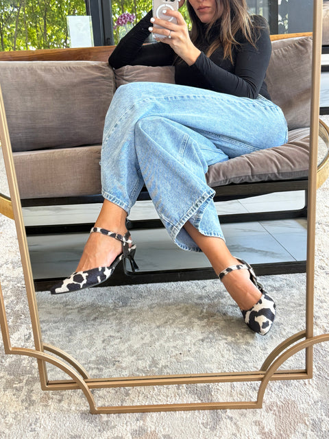 Slingback Cow Heels