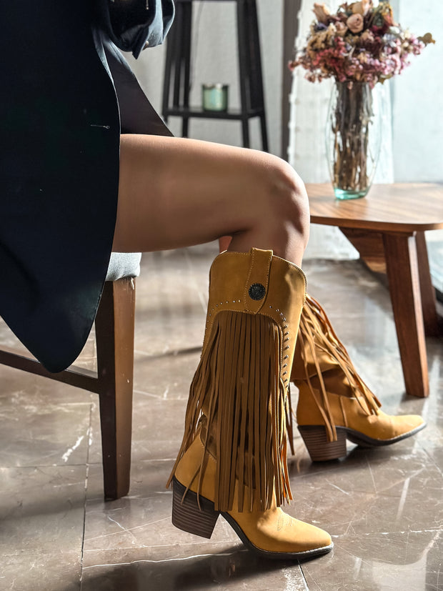 Inna Flecos Mostaza Boots