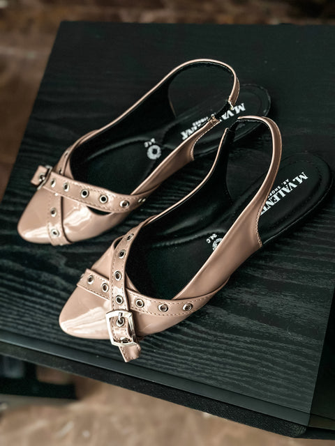 Rocket Anckle Nude Flats