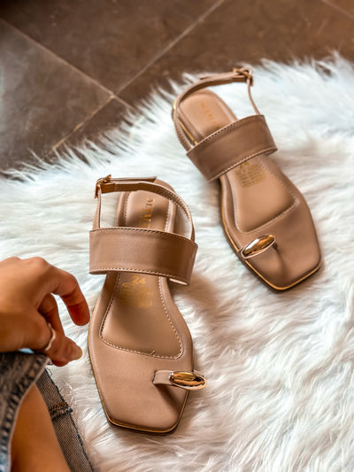 Borel Nude Sandals