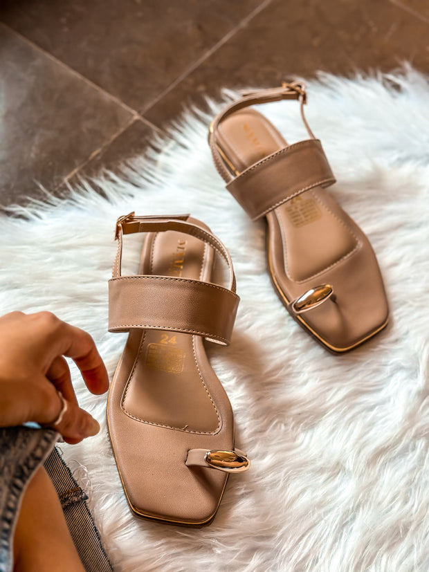 Borel Nude Sandals