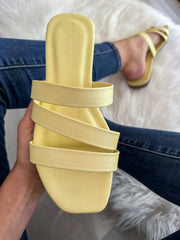 Malibu Soft Colors Yellow Sandals