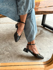 Mia Heels Puntal Tacón mini Negro