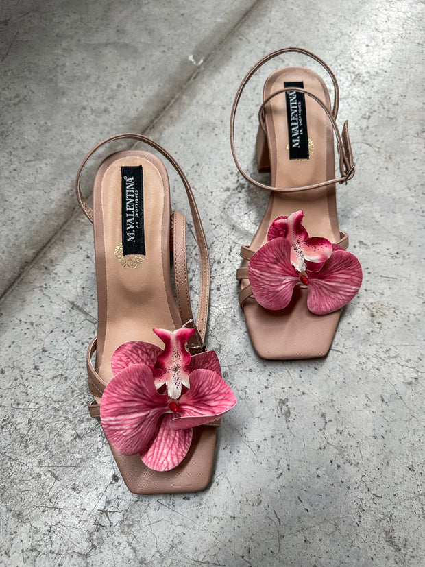 Camila Heels Orquídea Rosa