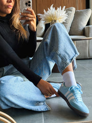 Sporty Blue Sky Sneakers