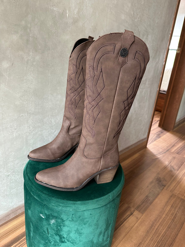 Antigua Boots Bordado Moka