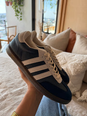 Sporty Blue White Stripe Sneakers