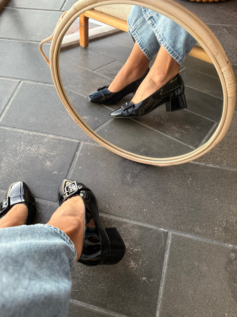 Abba mini Tacón Black