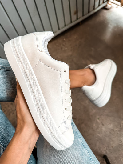 Basic All White Sneakers