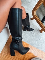 Mónaco Black Boots Belt
