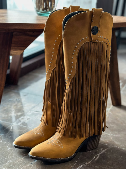 Inna Flecos Mostaza Boots
