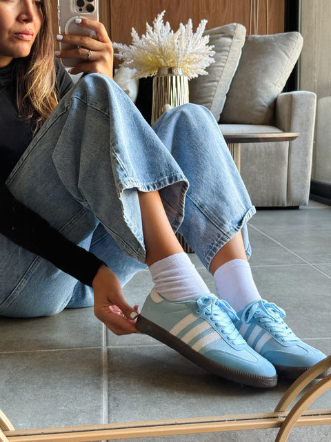 Sporty Blue Sky Sneakers