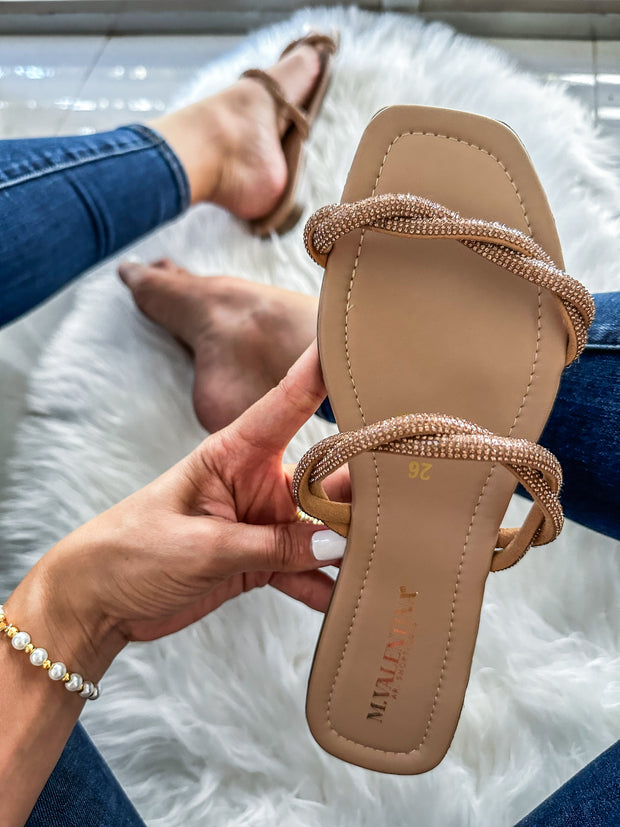 Lagos Braid Shiny Rose Sandals