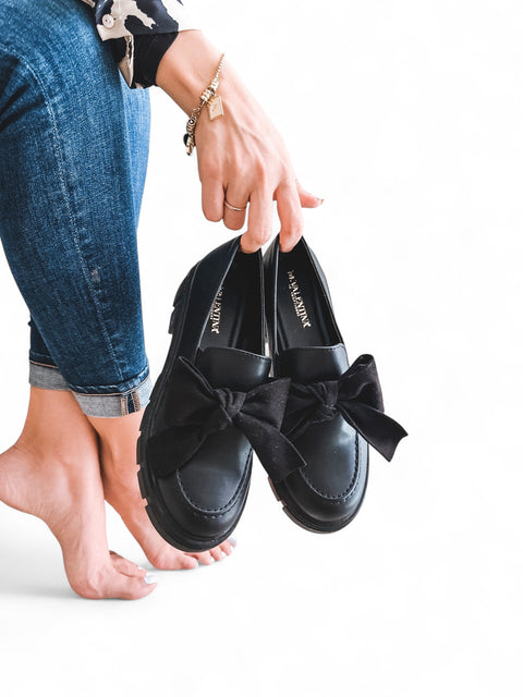 St Barth Mocasines Black Knot