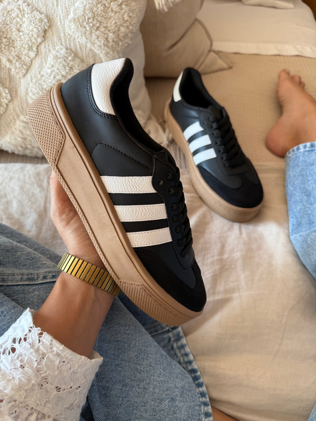 Milan Black Sneakers