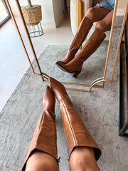 Dorian Long Camel Boots