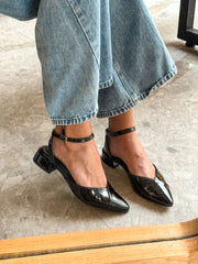 Mia Heels Puntal Tacón mini Negro