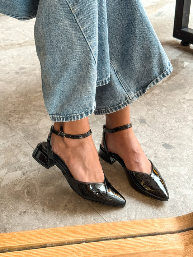 Mia Heels Puntal Tacón mini Negro