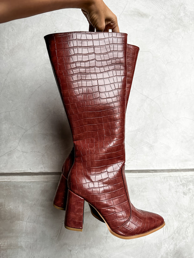 Paris Coco Brown Boots