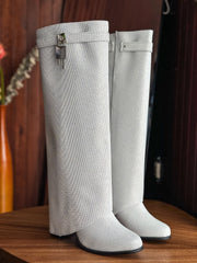 Stellar Luxe White Boots