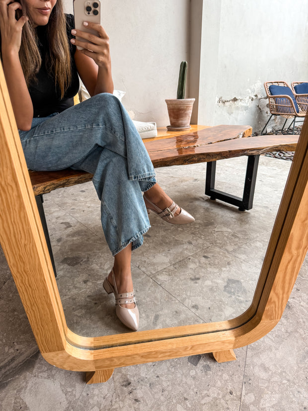 Mia Heels Rocket Pulsera Tacón mini Nude