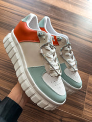Brooklyn Vail New Orange & Mint Sneakers