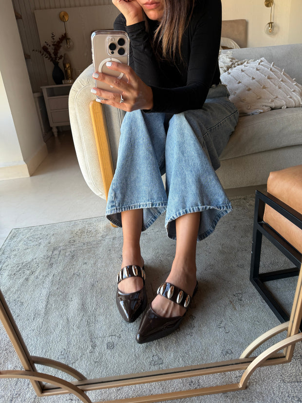 Dakota Café Charol Mules