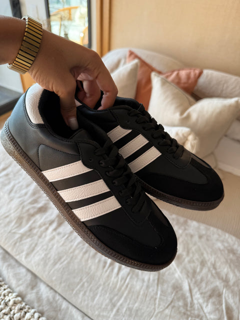 Sporty Black Sneakers