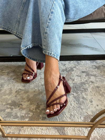 Lya Wine Heels