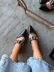 Dakota Café Charol Mules