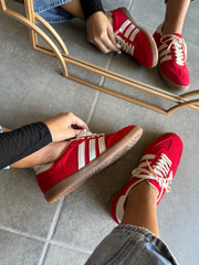 Sporty Red Sneakers