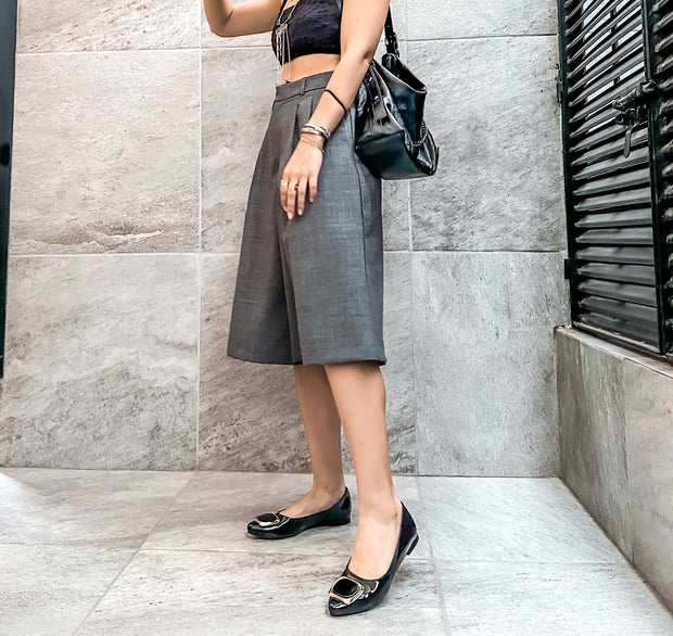 Porto Black Flats
